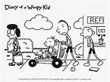 Wimpy Diary Kid Coloring Pages Heffley Family Greg Drawings sketch template