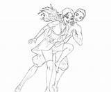 Katara Avatar Sokka Aang Funny Coloring Pages Yumiko Fujiwara sketch template
