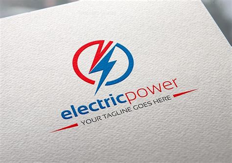 electric power logo template template catalog