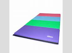 Multi Pastel Gymnastics Mat Folding Gym Panel Tumble Mat 1 3/8 Firm