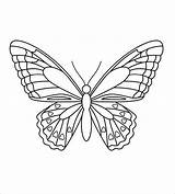 Tatuajes Mariposa Outlines Schmetterling Monarch sketch template