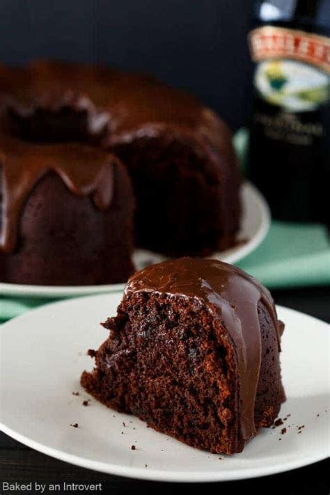 irish chocolate coffee bundt cake recipe baked   introvert