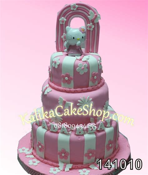Kue Ulang Tahun Hello Kitty Tingkat 3 Berbagai Kue