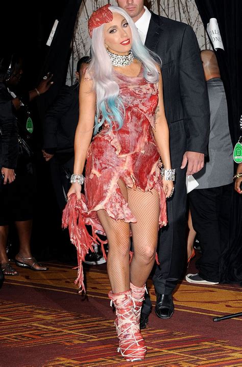 lady gagas meat dress     years  dress  tea dress fancy dress