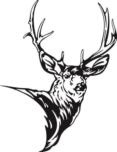 mule deer svg