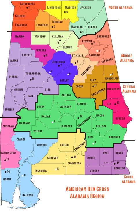 map  alabama cities counties state map  usa states