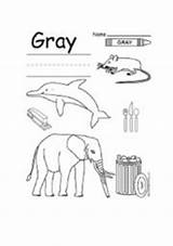 Gray Coloring Sheet Worksheet Color Grey Objects Worksheets Pages Traffic Light Printable Worksheeto sketch template