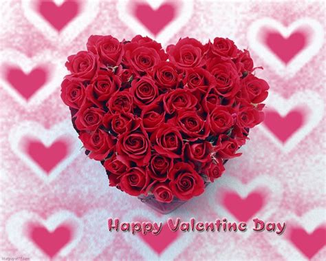 Happy Valentine S Day Rose Flower Heart Pictures Photos