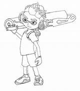 Splatoon Coloring Inkling Pages Boy Drawing Character Octoling Printable Kids Sheets Girl Lineart Print Sketch Game Template Bestcoloringpagesforkids Octopus Popular sketch template