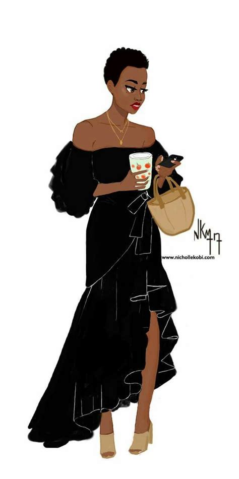 by niki black girl art black art black women art