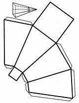 Armar Piramide Cuerpos Geometricos Geométricas Geometricas Cono sketch template