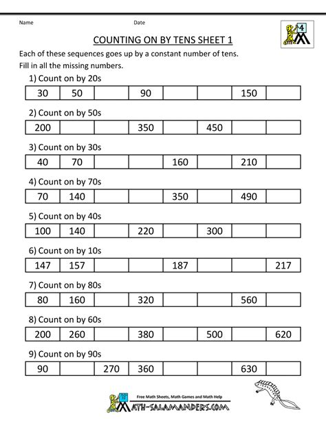 grade  mathematics worksheet