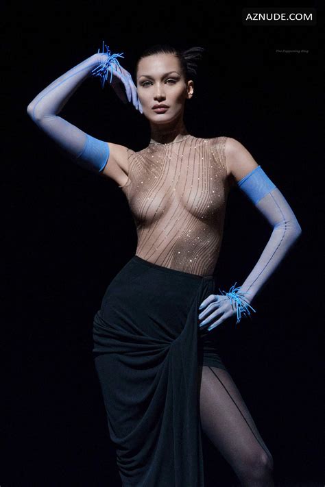 Bella Hadid Sexy Walks Runway At Mugler Fashion Virtual Show Spring