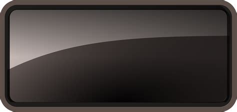 onlinelabels clip art glossy rectangle black