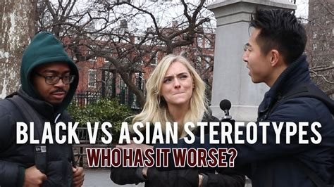 Asian Vs Black Stereotypes Youtube