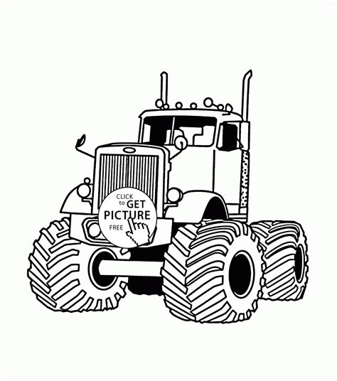 pin en monster truck coloring pages
