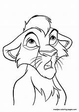 Kovu Kiara Scar Simba Zira Leeuwenkoning Roi Gesproken Nederlands Dvdrip Coloringhome sketch template