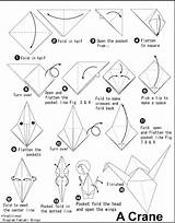 Origami Crane Paper Cranes Make Instructions Easy Tutorial Fold Diagram Diy Club Simple Traditional Patterns Craftpassion Grade Learning Japan Printable sketch template