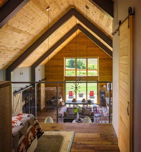 small  cozy modern barn house getaway  vermont
