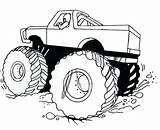 Truck Mud Coloring Pages Getdrawings Monster Trucks Color sketch template