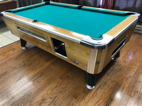 table  valley  coin operated pool table  coin operated