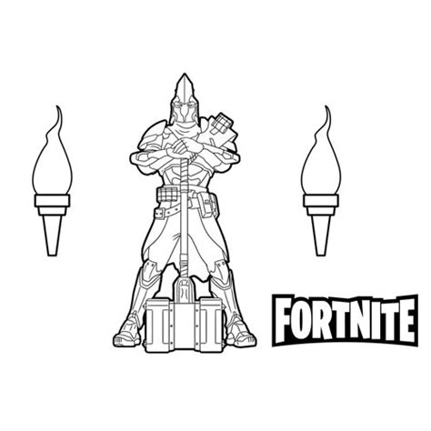halloween fortnite coloring page   kids   coloring