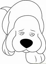 Clifford Coloring Sad Dog Pages Red Big Drawing Coloringpages101 Color Getdrawings Getcolorings sketch template