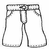 Broek Pantalon Pantalones Tendedero Broeken Pintar Bezoeken Kleding Prendas Activiteiten Downloaden Uitprinten sketch template