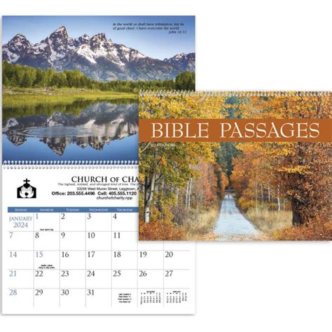 giveaway bible passages calendars  calendars wall calendars