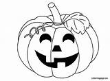 Halloween Pumpkins Coloringpage Decorations sketch template