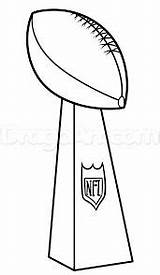 Trophy Bowl Lombardi Clipartmag Vince sketch template