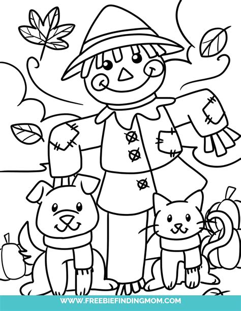 printable cute fall coloring pages freebie finding mom