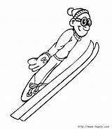 Kolorowanki Coloring Sportowe Dyscypliny Skiing Druku Skifahren Kolorowanka Dzieci Ausmalbild Hiver Navigateur Servir Peux Boutons Fonctionnent sketch template