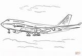 747 Boeing Coloring 400 Airbus Pages 777 Colouring Jet Aircraft Printable Template Drawings sketch template