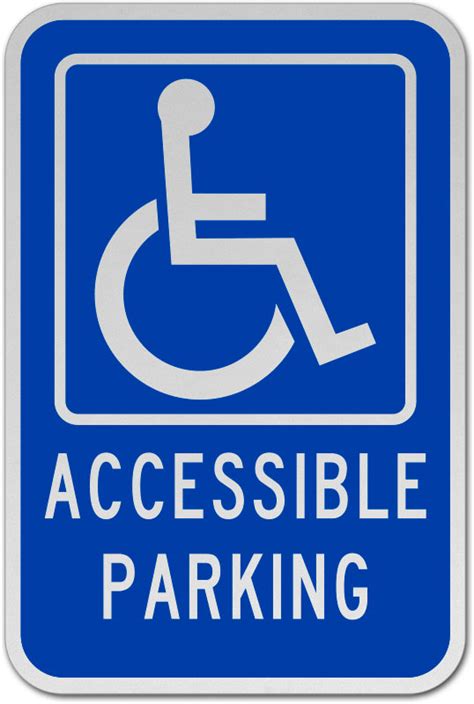 accessible parking sign claim   discount