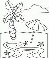 Coloring Beach Pages Printable Plage Coloriage Dessin Colorier Kids Beautiful Coloring4free Imprimer Fun Sheet Sheets Toddler Preschoolers Drawing Easy Maternelle sketch template