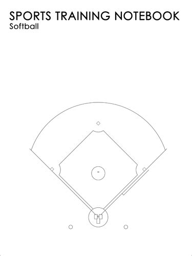 printable softball field drawing clip art library