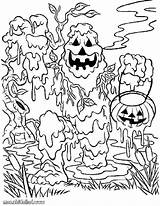 Halloween Coloring Pages Scary Spooky Boys Printable Thomas Very Sheets Getdrawings Train Printables Print Kids Color Getcolorings Colorings Cat sketch template