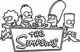 Simpsons sketch template