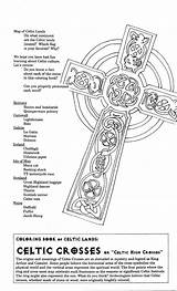 Coloring Celtic Cross Pages Irish St Patrick Designs Popular Sea Welsh Coloringhome sketch template