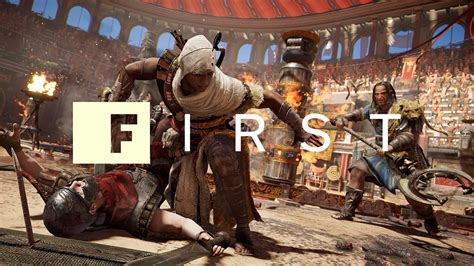 assassin s creed origins combat and arena deep dive ign first codejunkies