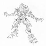Halo Elite Drawing Coloring Pages Flood Sketch Color Coloringpagesonly Getdrawings Deviantart sketch template
