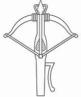 Crossbow Heraldicart sketch template
