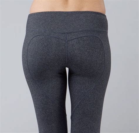 make your butt look good lol heather grey hot yoga legging heart butt legging by ninabroze 99