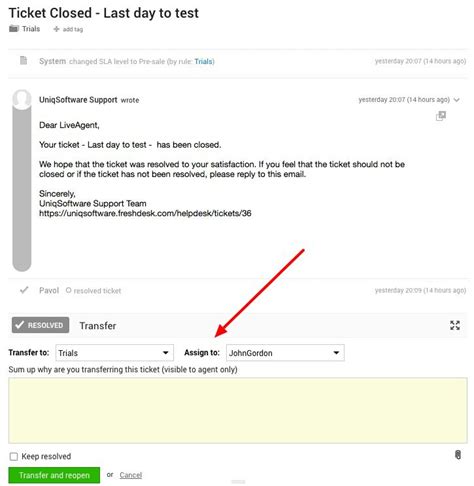 assign ticket explained