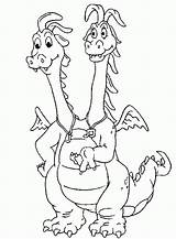 Dragon Tales Drachen Zak Wheezie Drago Fantasie Fantasia Malvorlage sketch template