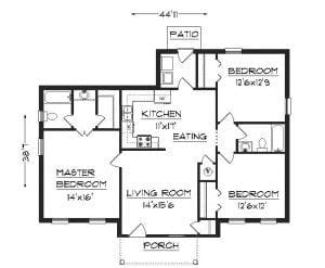 lovely  bedroom house plans  kenya  home plans design