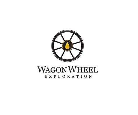 wheel logo design  wagon wheel exploration  lucano design