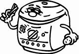Elettrodomestici Gesicht Toaster Electromenagers Appareils Haushalt Cartoni Gifgratis sketch template