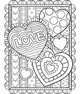 Crayola Coloring Valentine Hearts Valentines Pages Heart Printable Colouring Sheets Print Mandala Choose Board sketch template